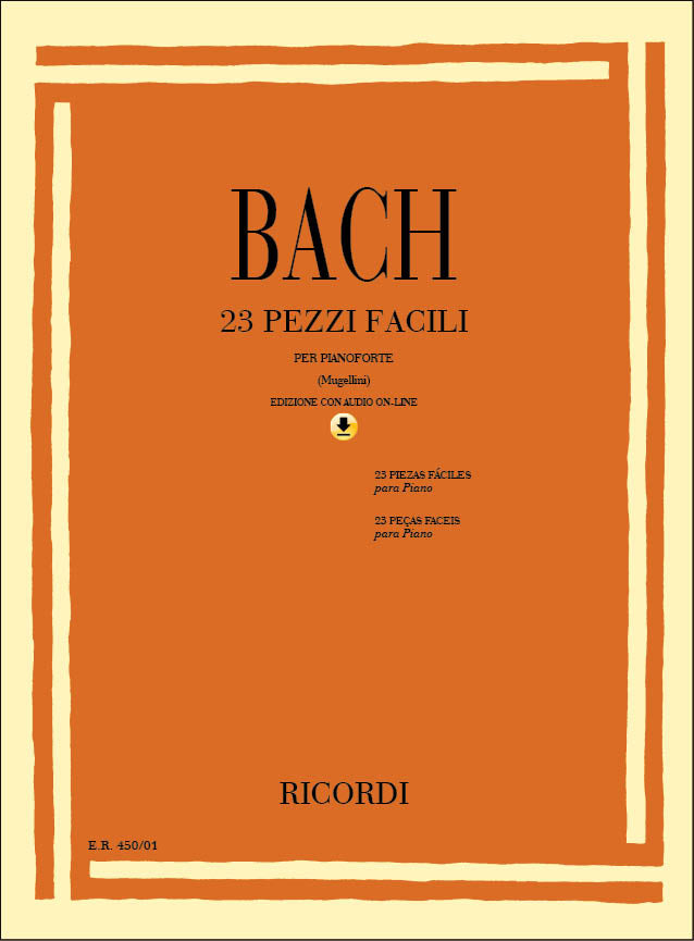Johann Sebastian Bach:23 Pezzi Facili:ピアノ用