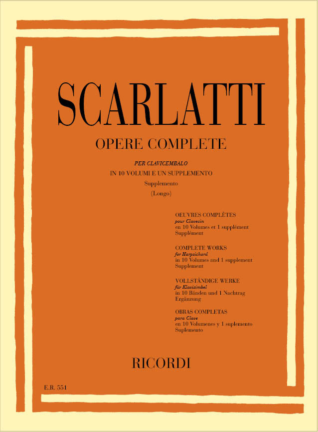 Domenico Scarlatti:Opere Complete Per Clavicembalo Vol. XI