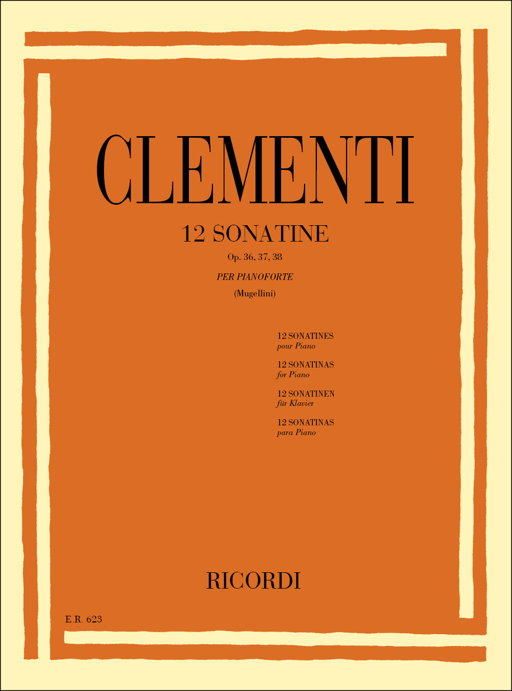 Muzio Clementi:12 Sonatine Op. 36, 37, 38