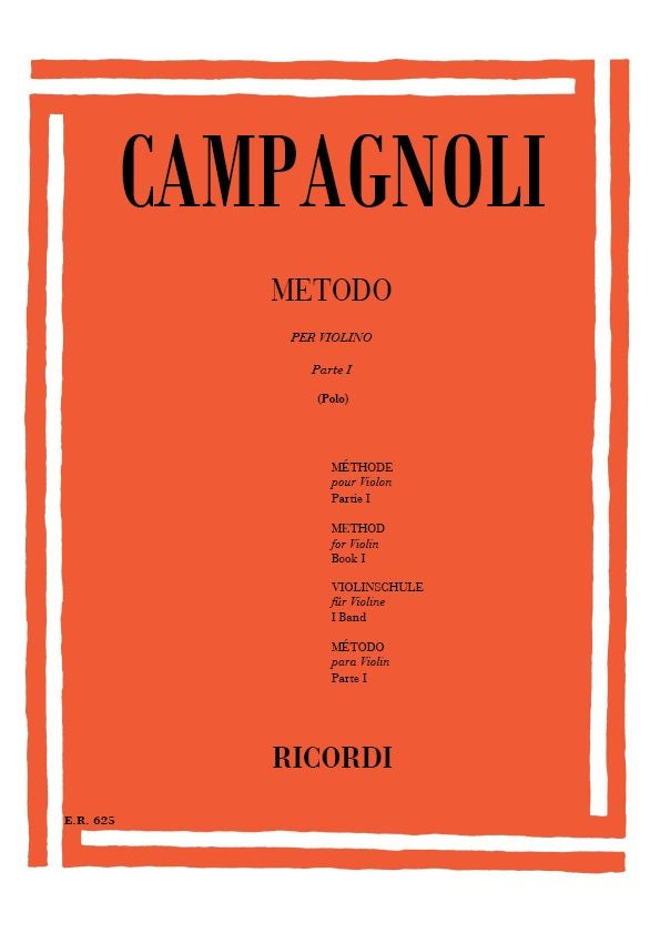 B. Campagnoli:Metodo per violino - Parte I