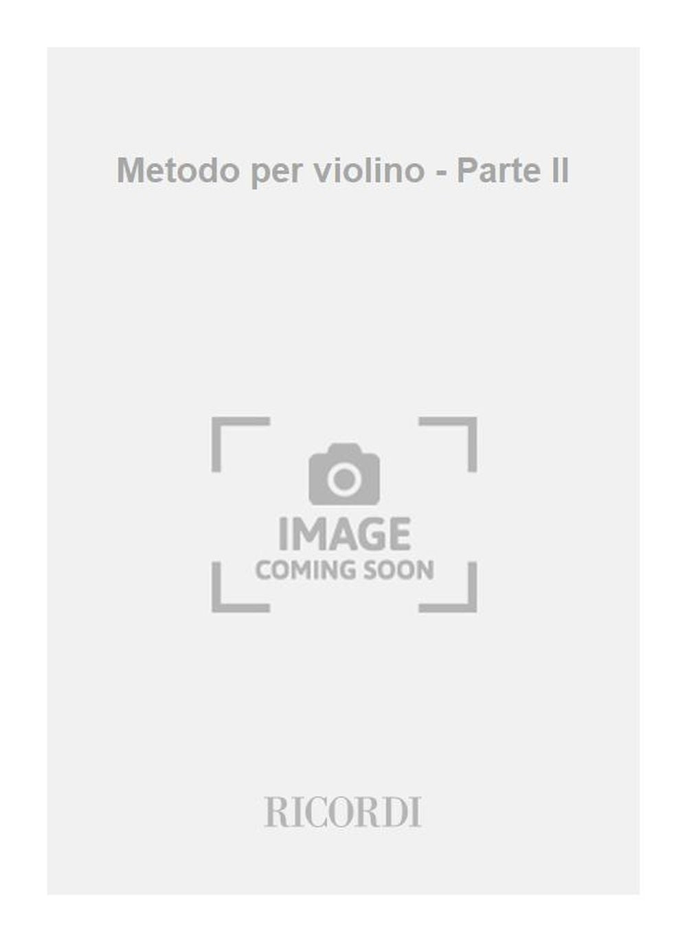 B. Campagnoli:Metodo per violino - Parte II
