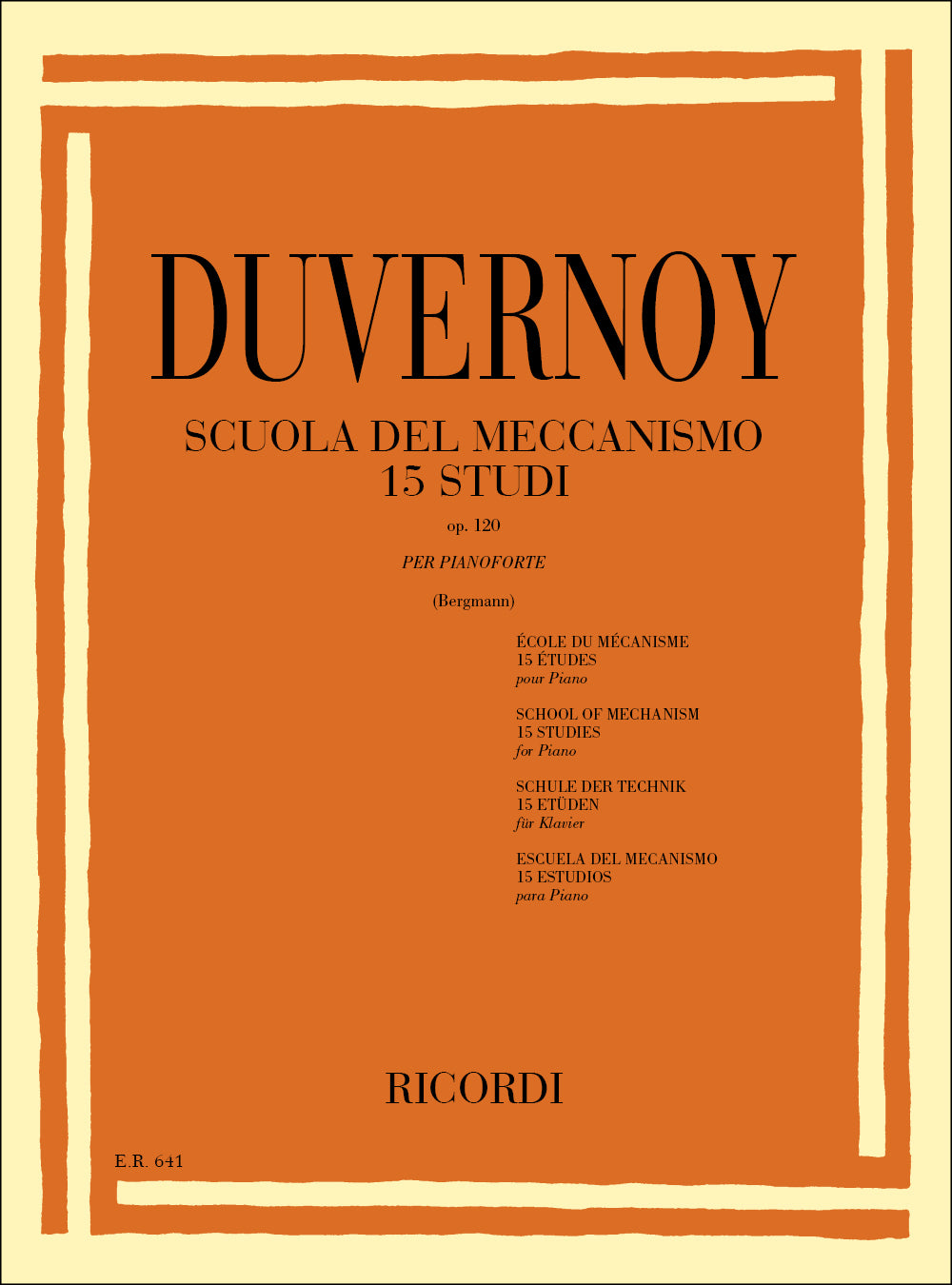 Jean-Baptiste Duvernoy:Scuola Del Meccanismo