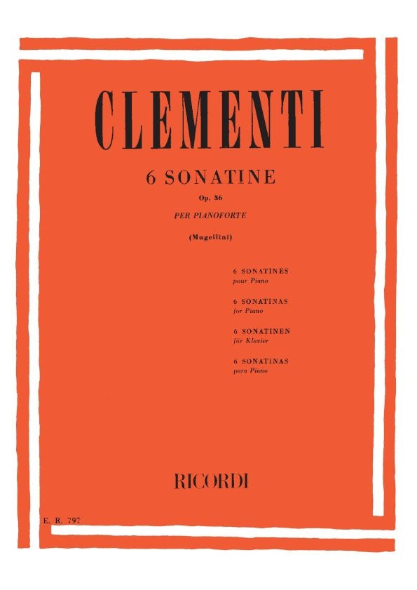 Muzio Clementi:6 Sonatine Op. 36
