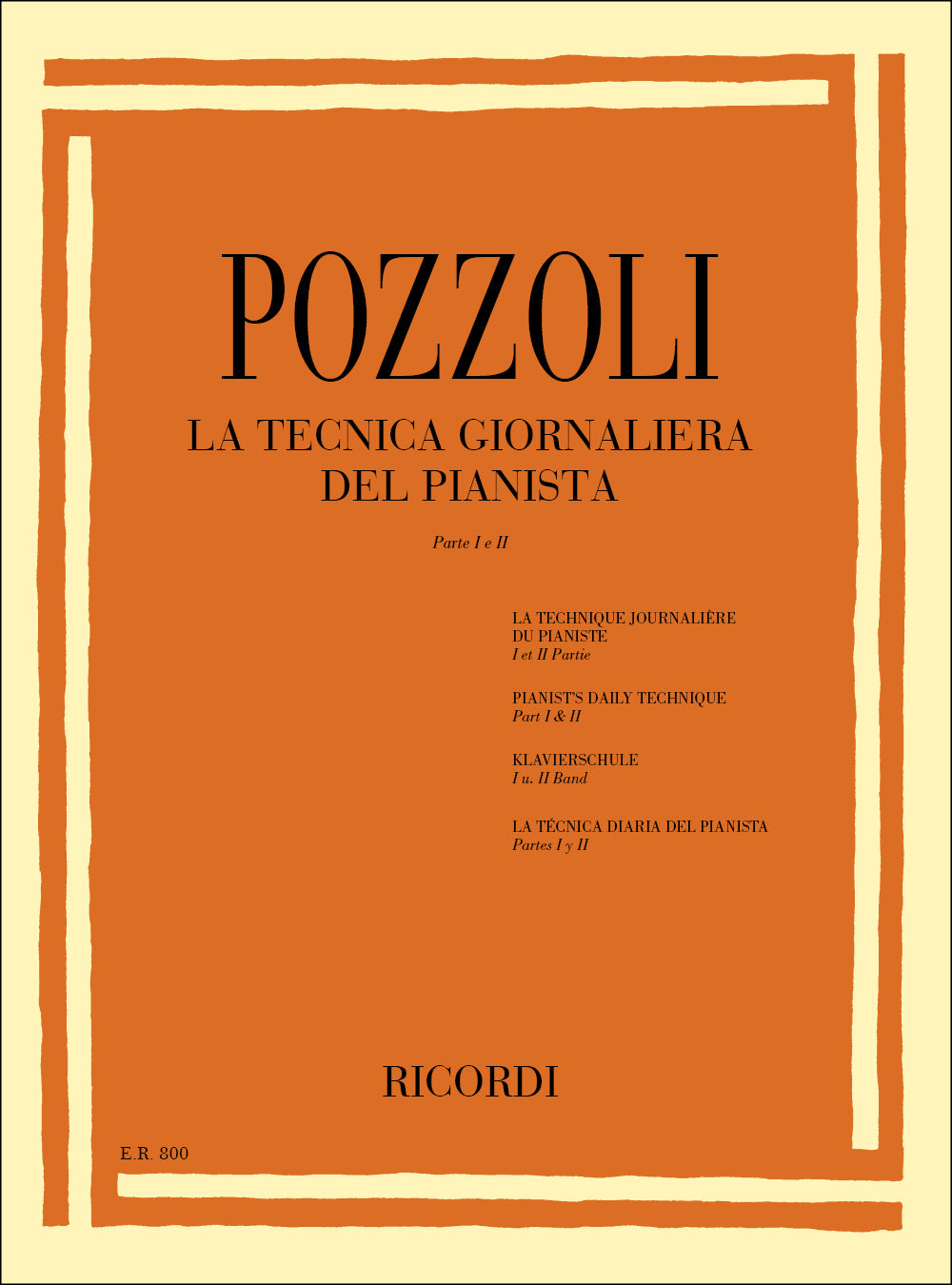 Ettore Pozzoli:Tecnica Giornaliera Del Pianista