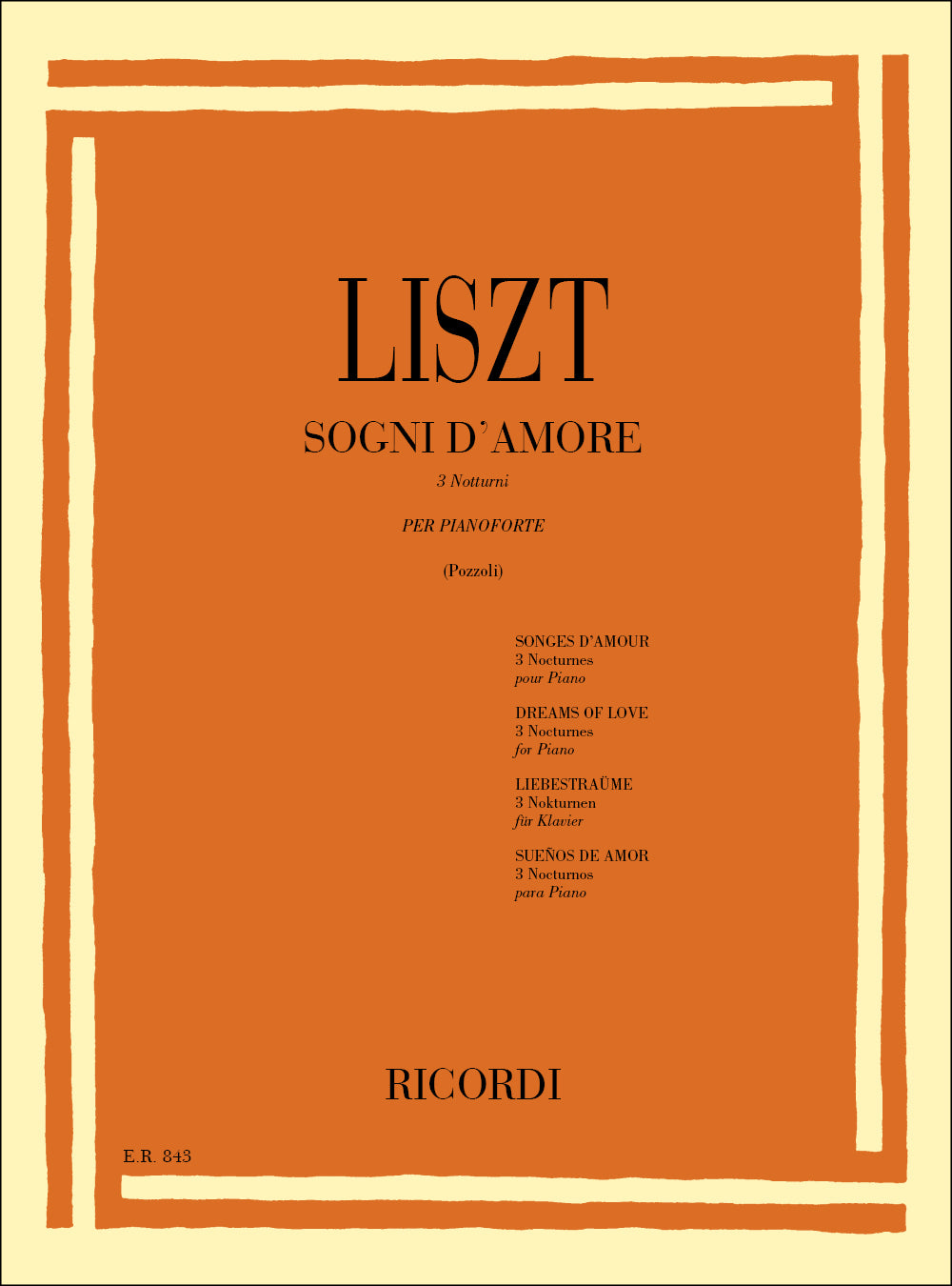 Franz Liszt:Liebesträume (3 Nocturnes)