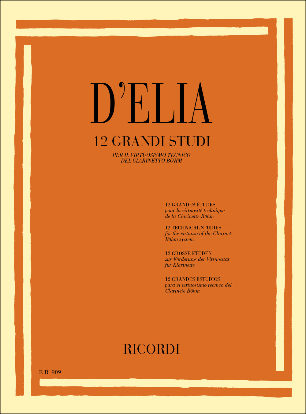 Antonio d'Elia:12 Grandi Studi