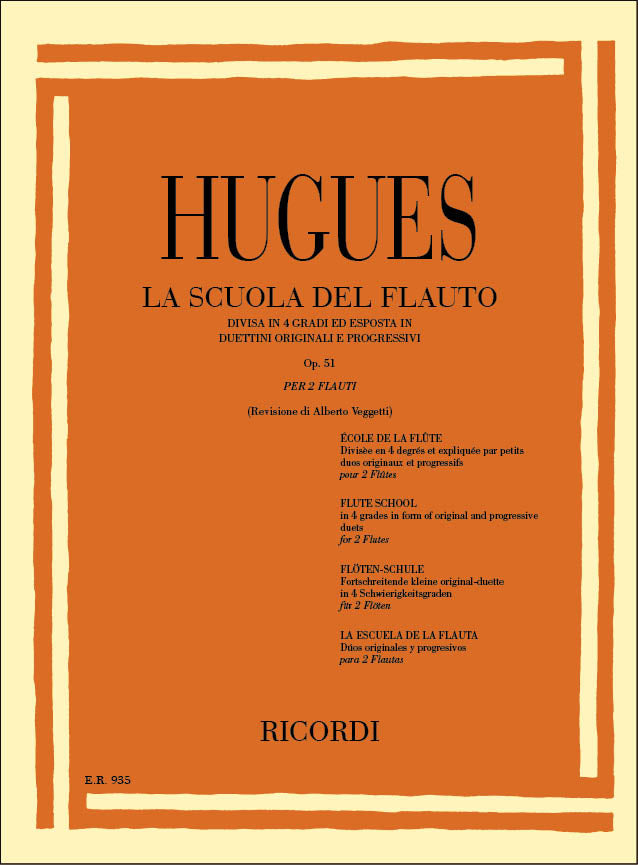 Luigi Hugues:La Scuola Del Flauto Op. 51 - I Grado