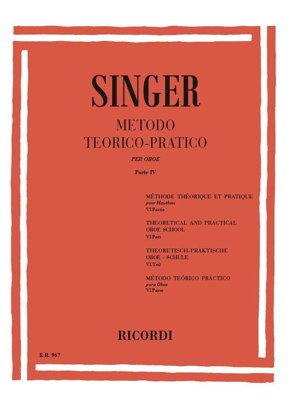 Sigismondo Singer:Theoretical & Practical Method Vol.4