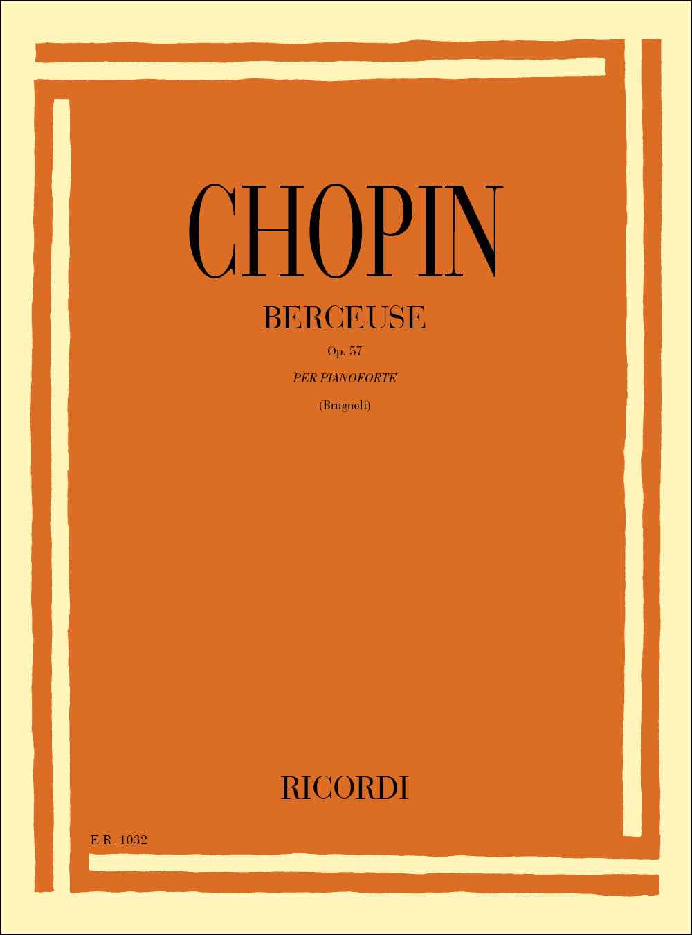 Frédéric Chopin:Berceuse In Re Bem. Op. 57