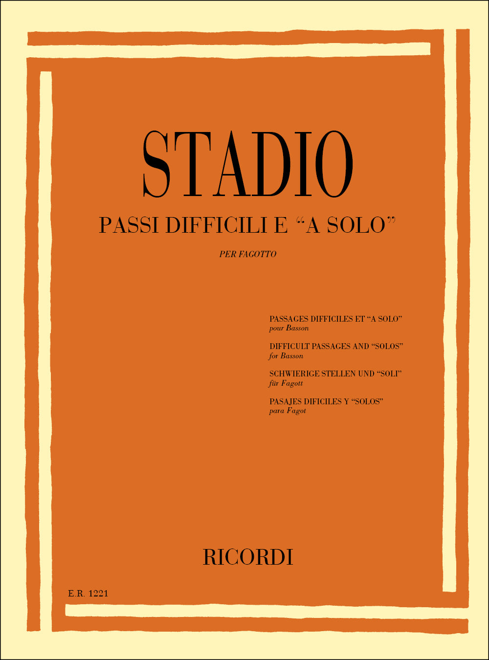 C. Stadio:Passi Difficili E A Solo