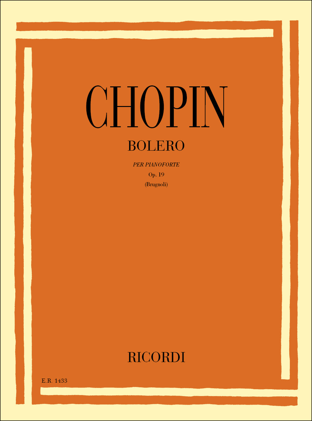 Frédéric Chopin:Bolero Op. 19