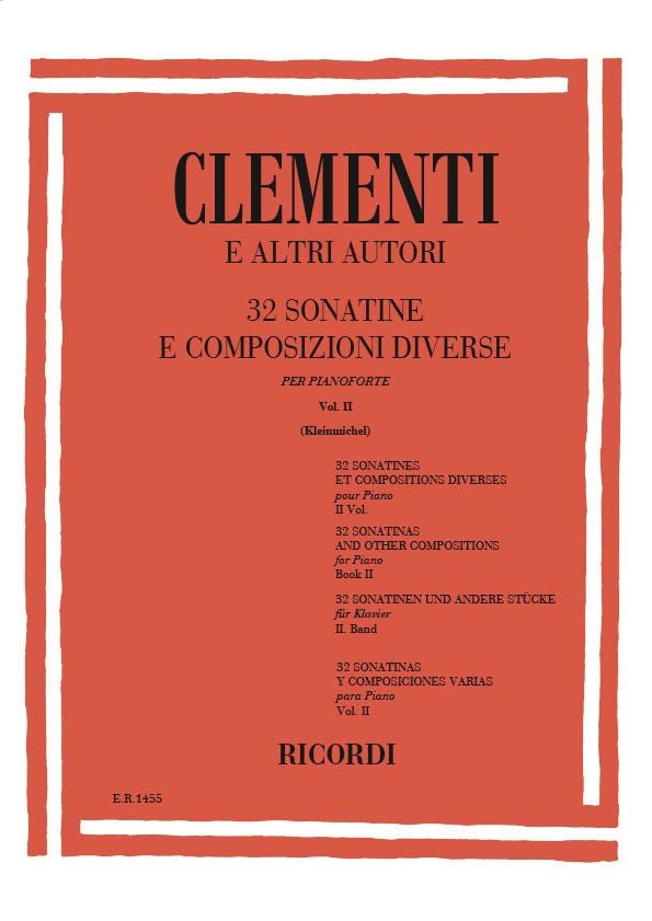 32 Sonatine E Composizioni Diverse
