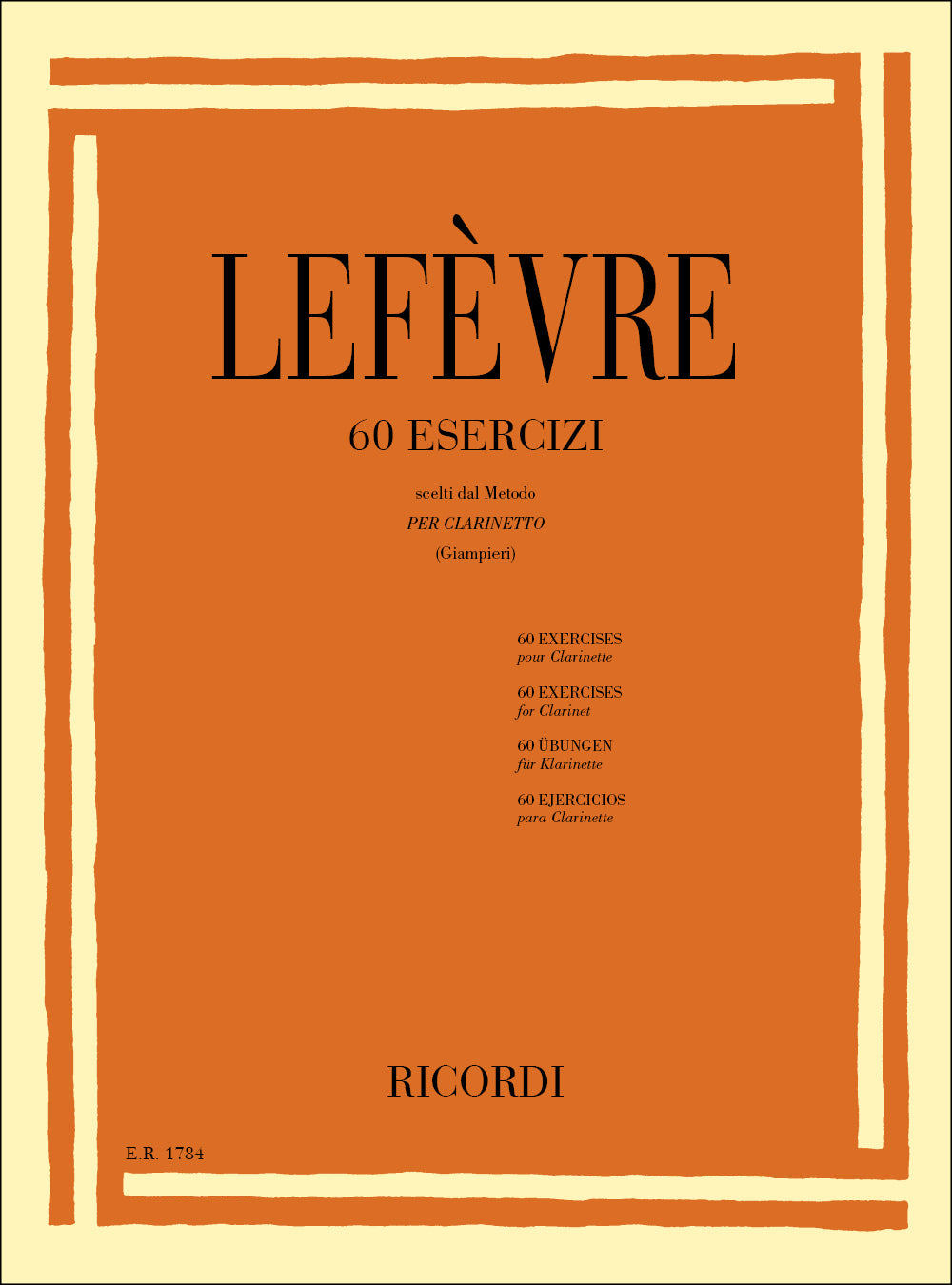 ルフェーヴル:60の練習曲(教則本より選集)