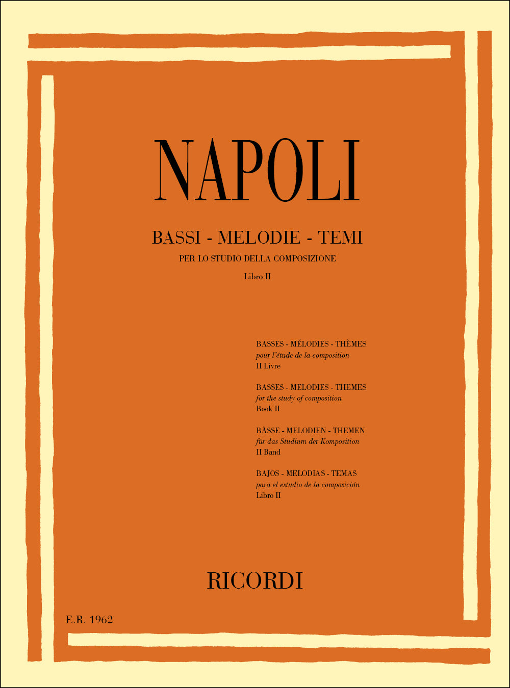 G. Napoli:Bassi Melodie Temi Per Lo Studio Della:第2書