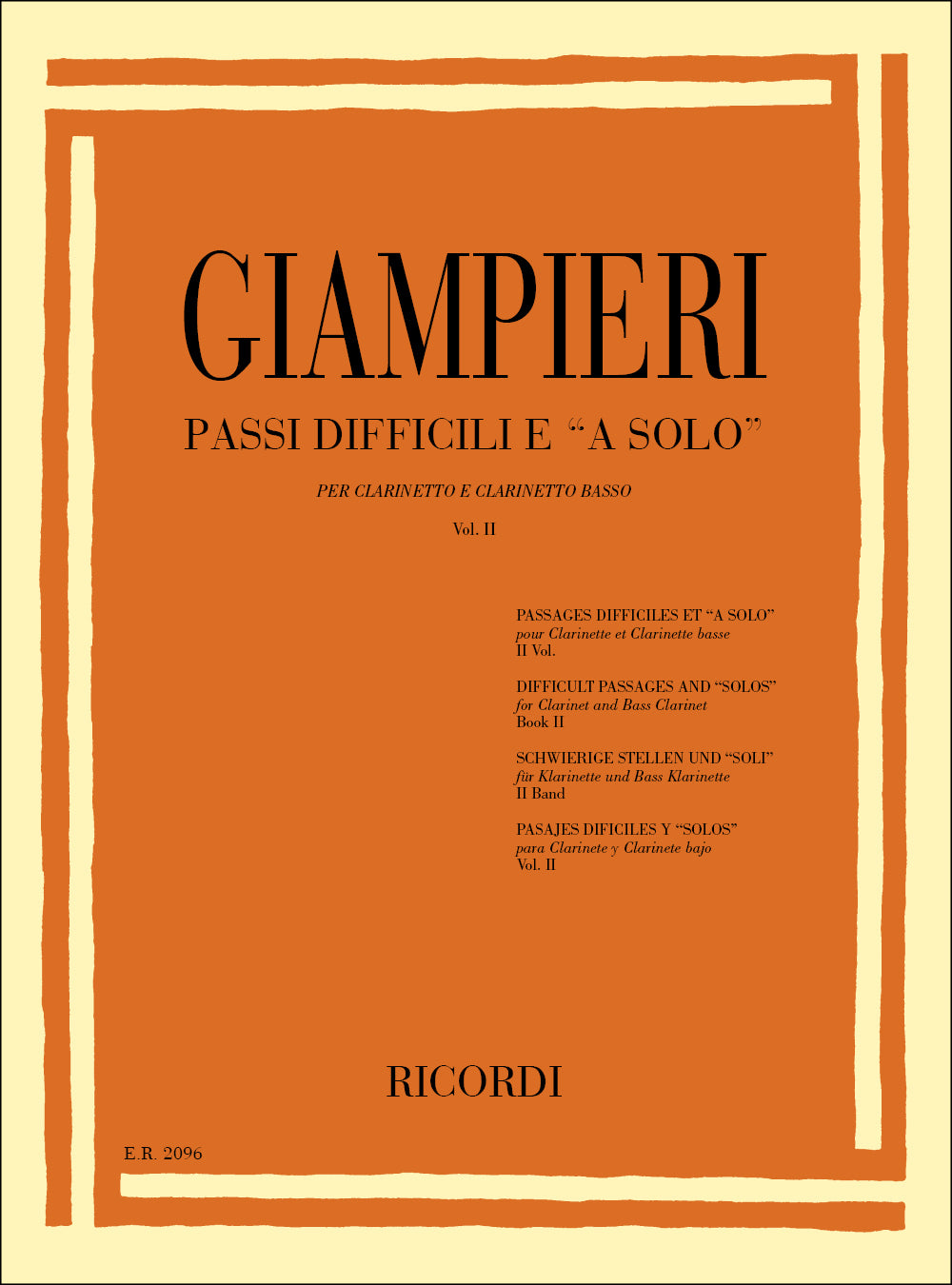 Alamiro Giampieri:Passi Difficili e "A Solo" Vol. 2