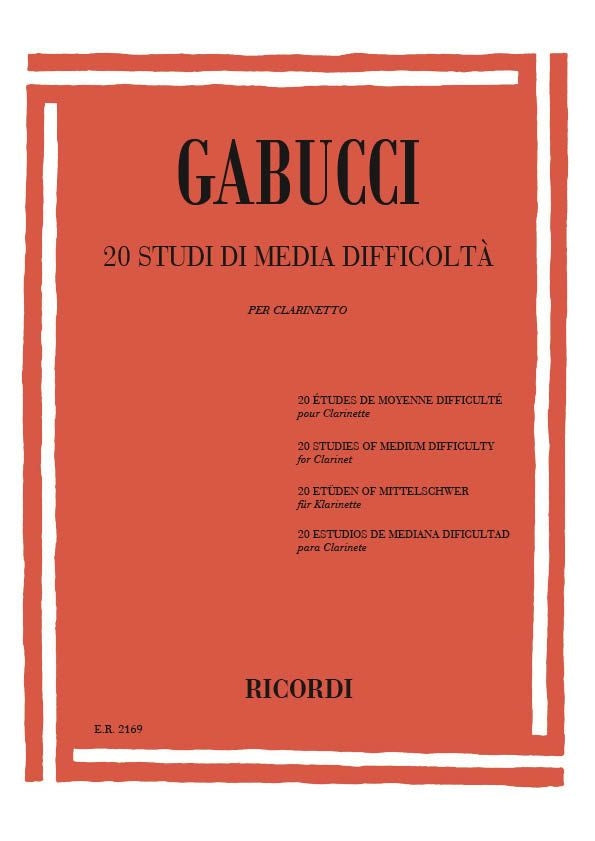 Agostino Gabucci:Studi Di Media Difficolta
