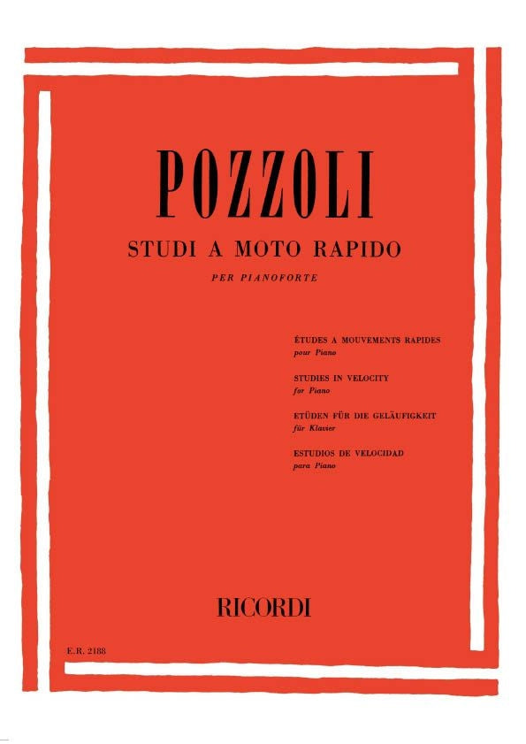 Ettore Pozzoli:Studi A Moto Rapido per pianoforte