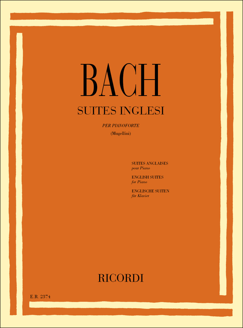 Johann Sebastian Bach:Suites Inglesi