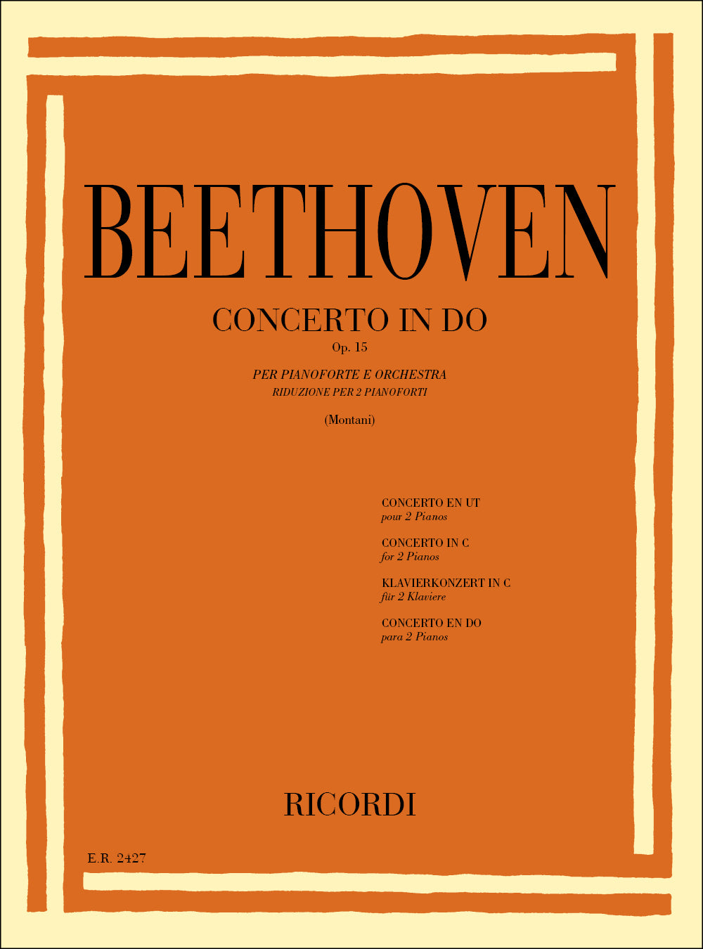 Ludwig van Beethoven:5 Concerti Per Pianoforte: N.1 In Do Op. 15
