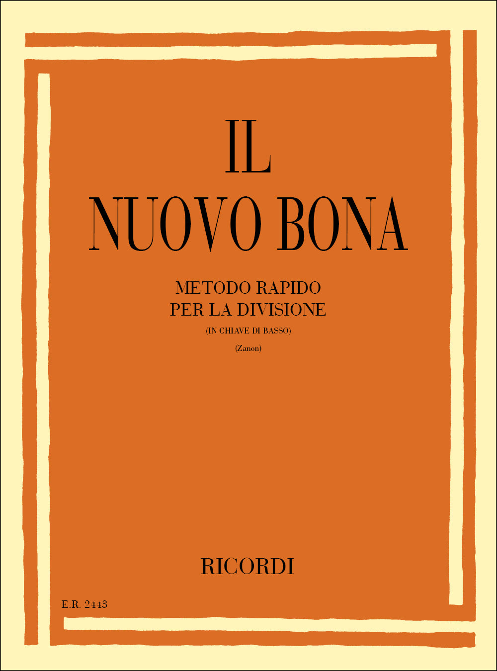 Pasquale Bona:Il Nuovo Bona:ヘ音記号の早習い法