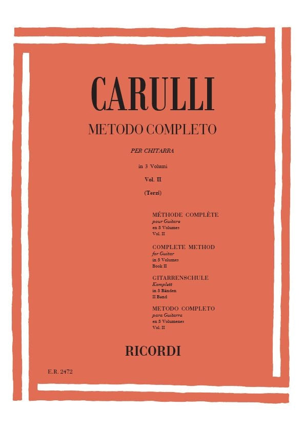カルッリ:ギター完全教則本 Vol. 2