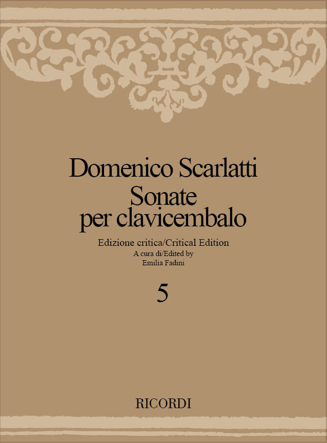 Domenico Scarlatti:Sonate Per Clavicembalo - Volume 5
