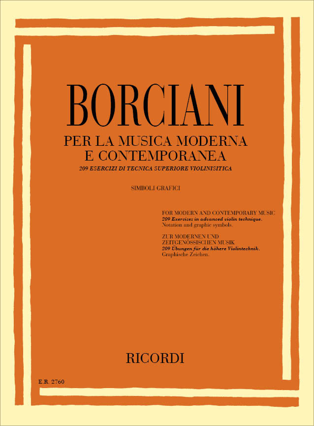Paolo Borciani:Per La Musica Moderna E Contemporanea