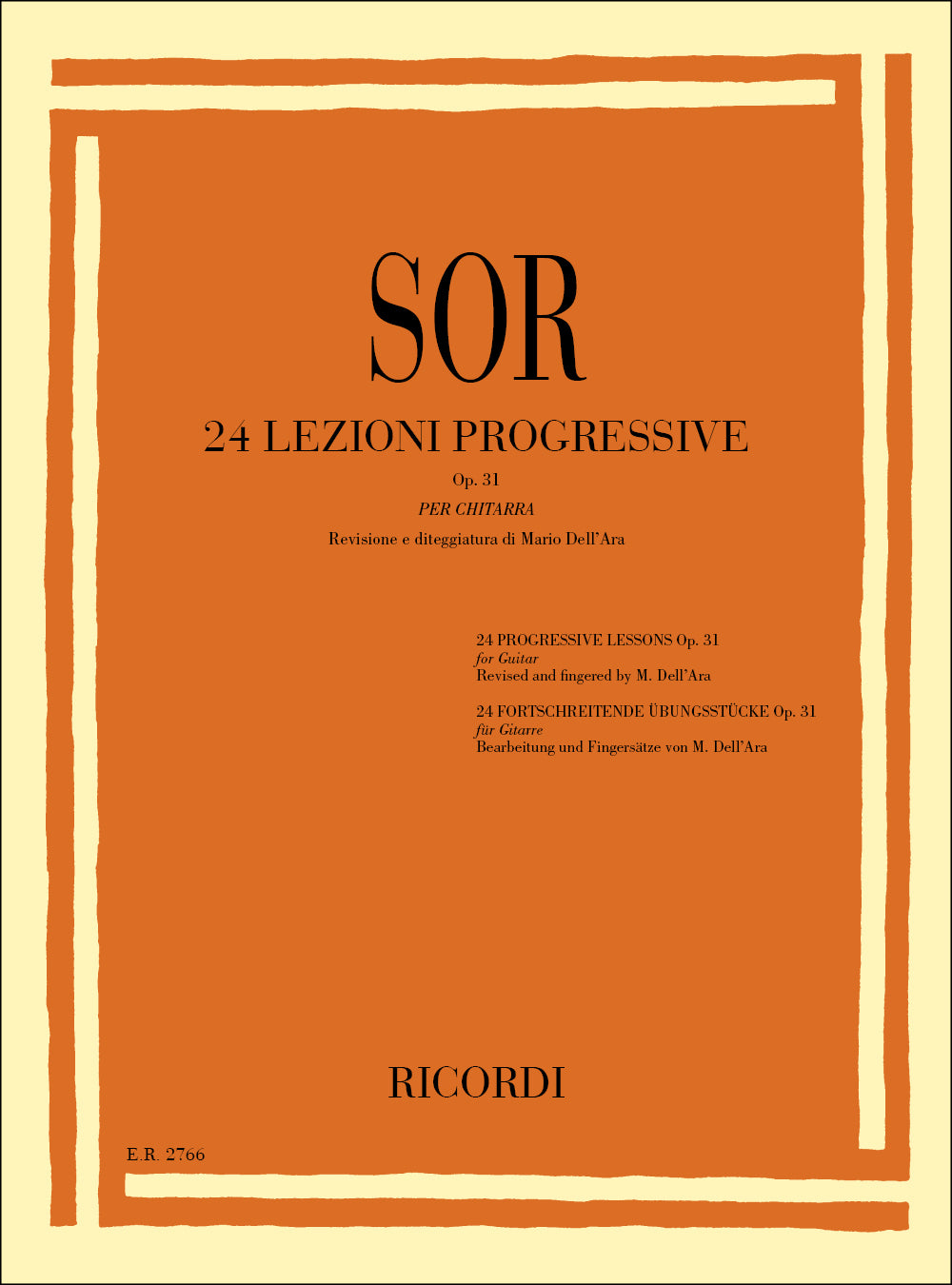 Fernando Sor:24 Lezioni Progressive Op. 31