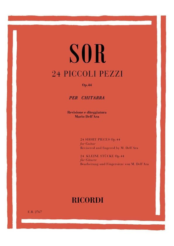 Fernando Sor:24 Piccoli Pezzi Op. 44