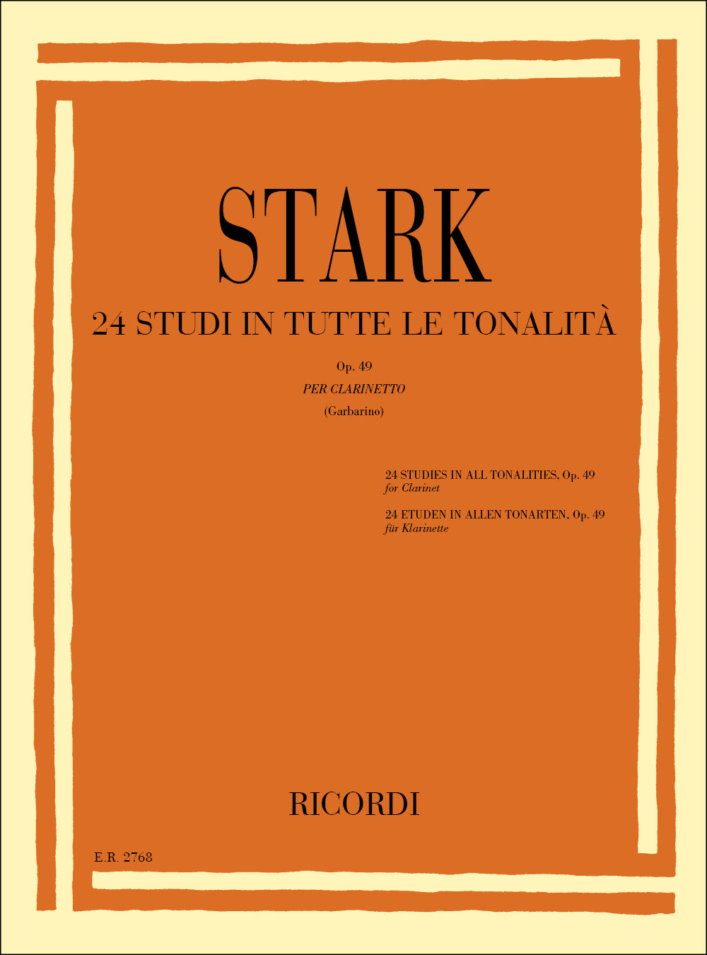 Robert Stark:24 Studi in tutte le tonalità Op. 49