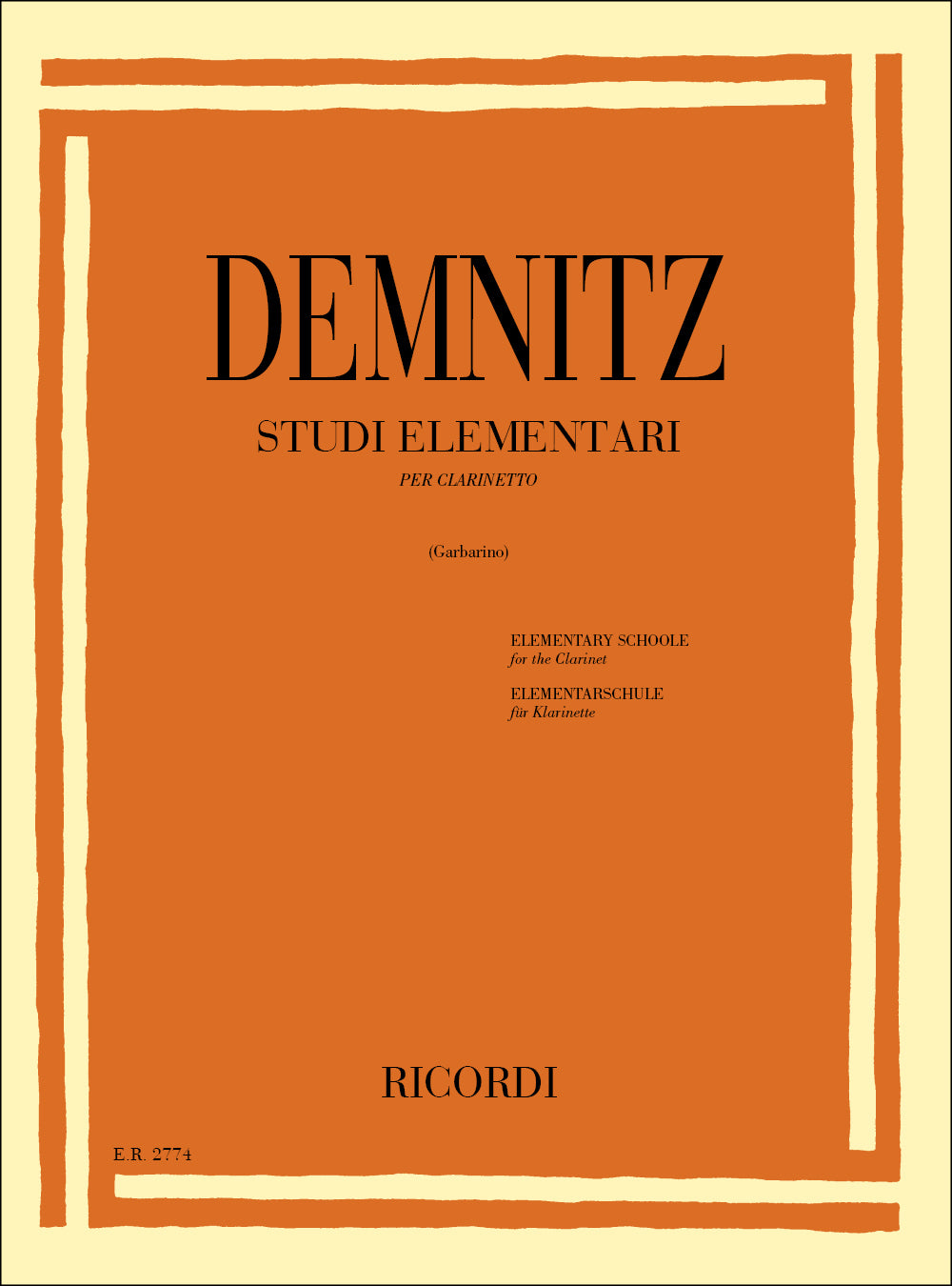 Friedrich Demnitz:Studi Elementari