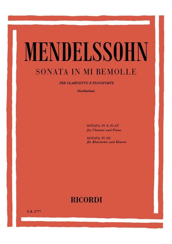Felix Mendelssohn Bartholdy:Sonata E-flat