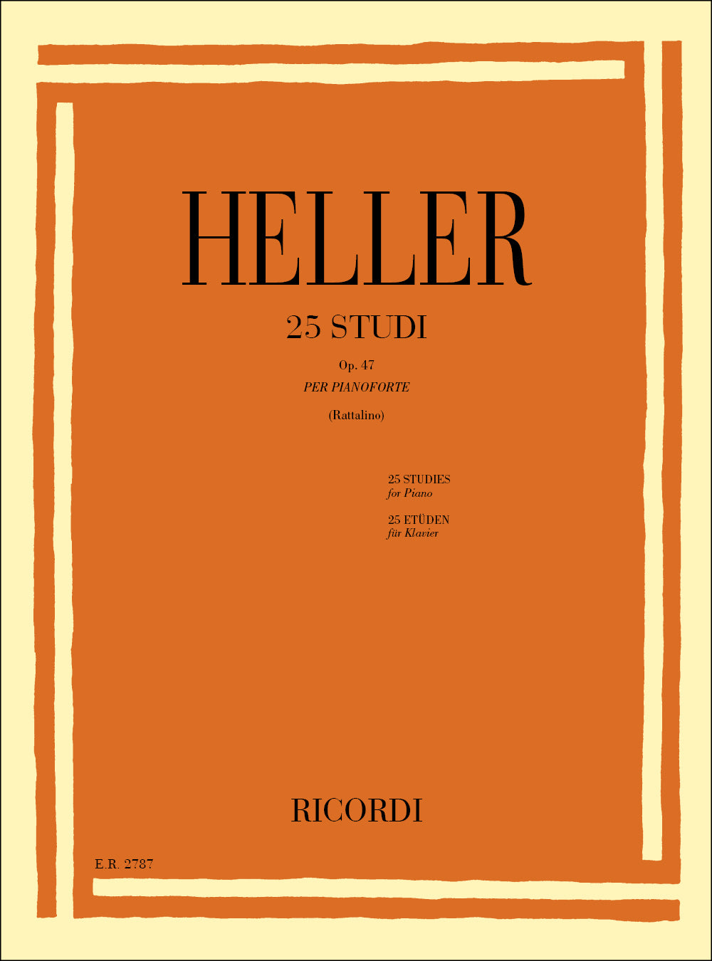 Stephen Heller:25 Studi Op. 47