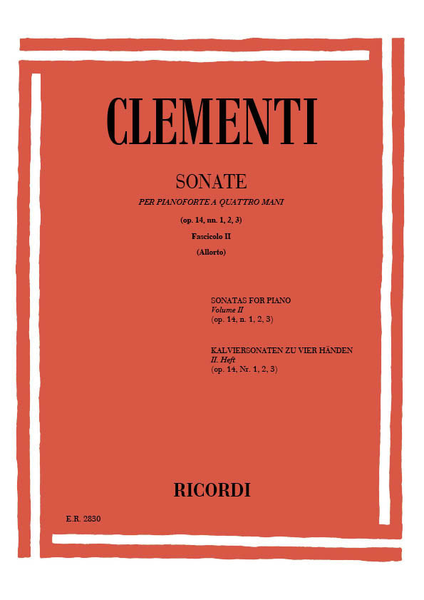 Muzio Clementi:7 Sonate. Fascicolo II: Nn. 5 - 7