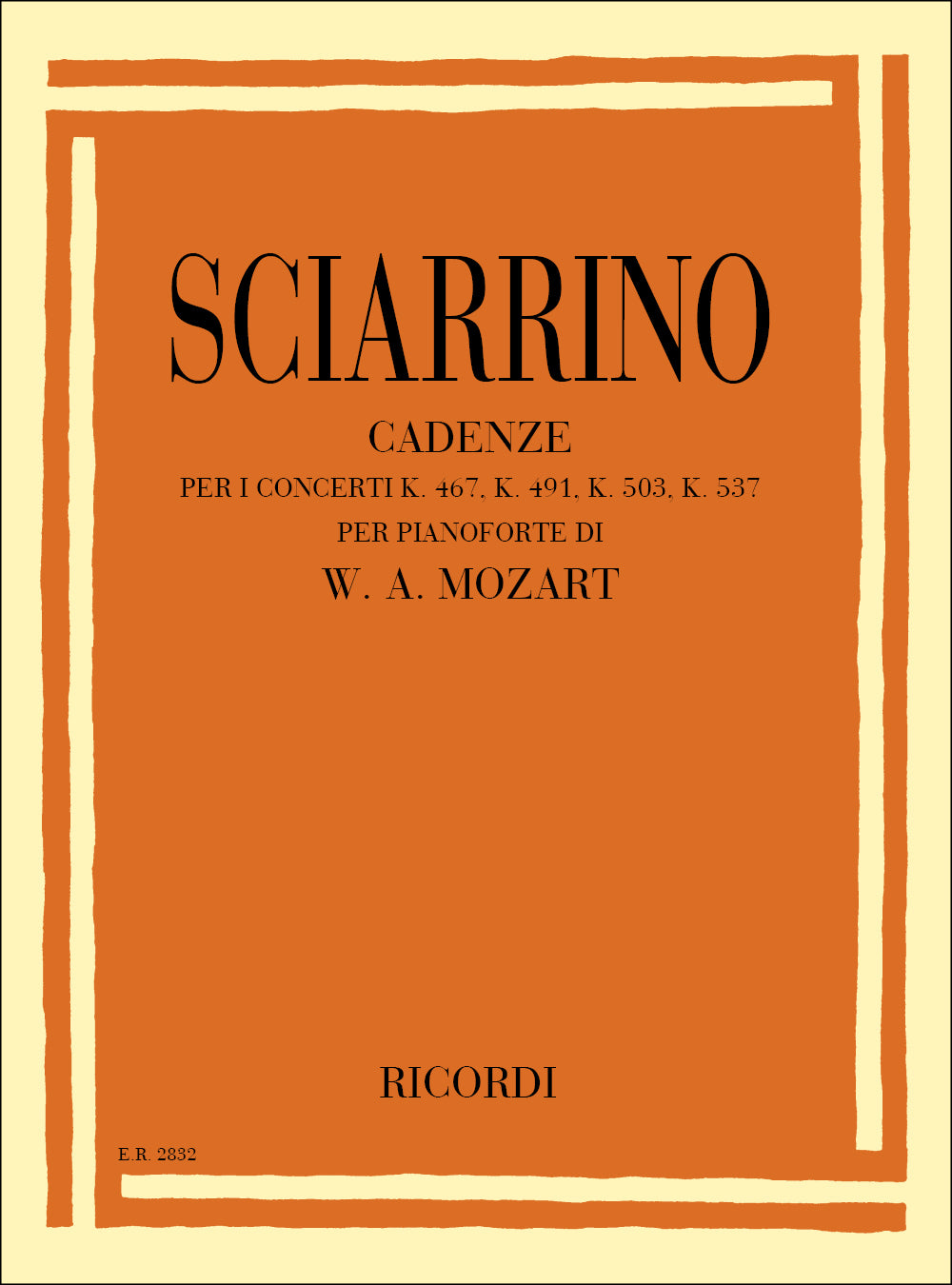 Salvatore Sciarrino:Cadenze per i Concerti