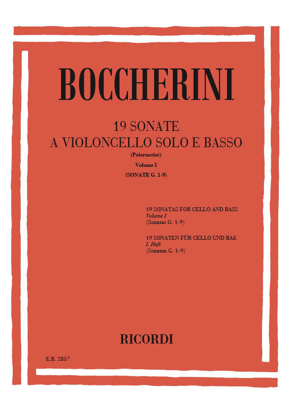 Luigi Boccherini:19 Sonate G.1 - 9