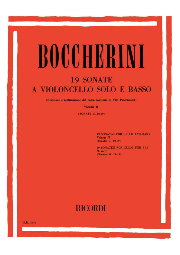 Luigi Boccherini:19 Sonate G.10 - 19