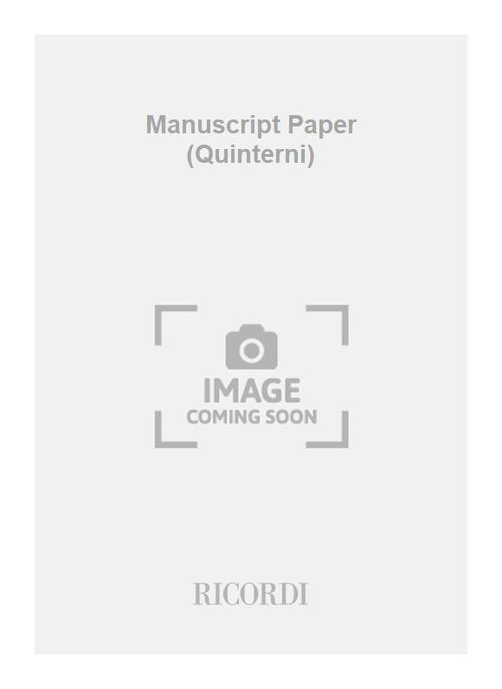 五線紙(クインテルニ):Manuscriptpaper 18 balks