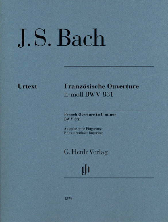 バッハ:フランス風序曲 ロ短調 BWV 831