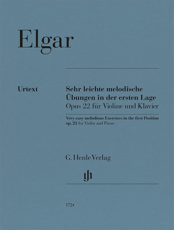 エルガー:ヴァイオリンとピアノのための非常に易しい旋律的練習曲 op.22