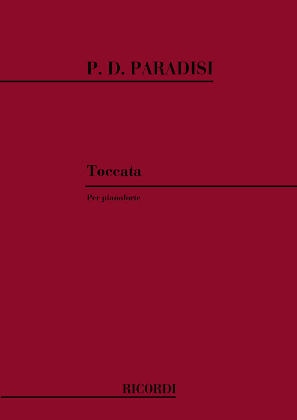 Pietro Domenico Paradisi:Toccata