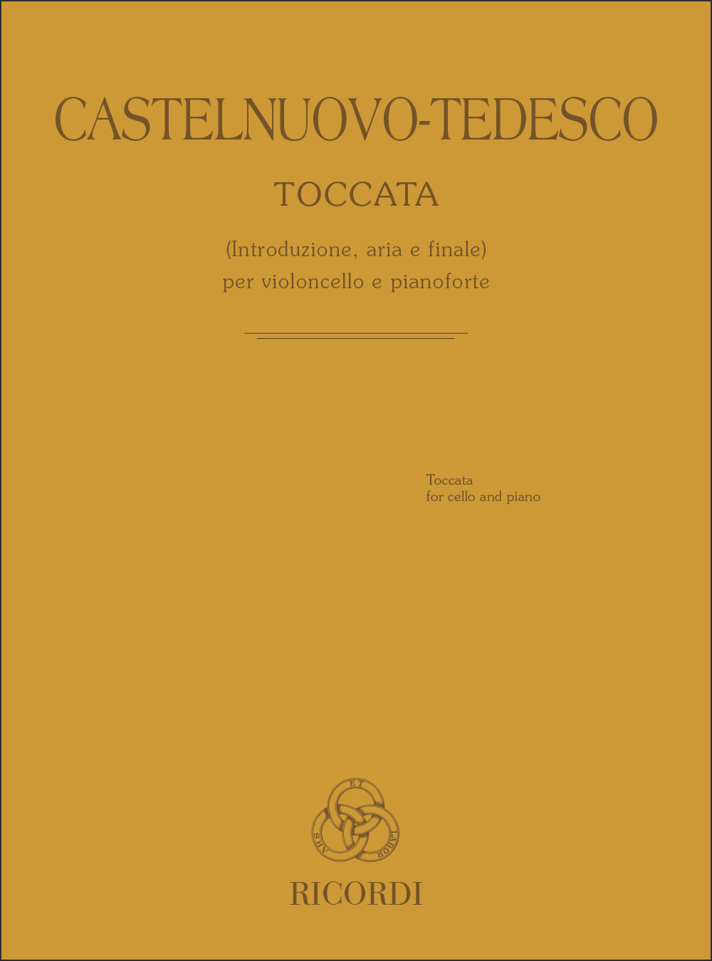 Mario Castelnuovo-Tedesco:Toccata (Introduzione, Aria e Finale)