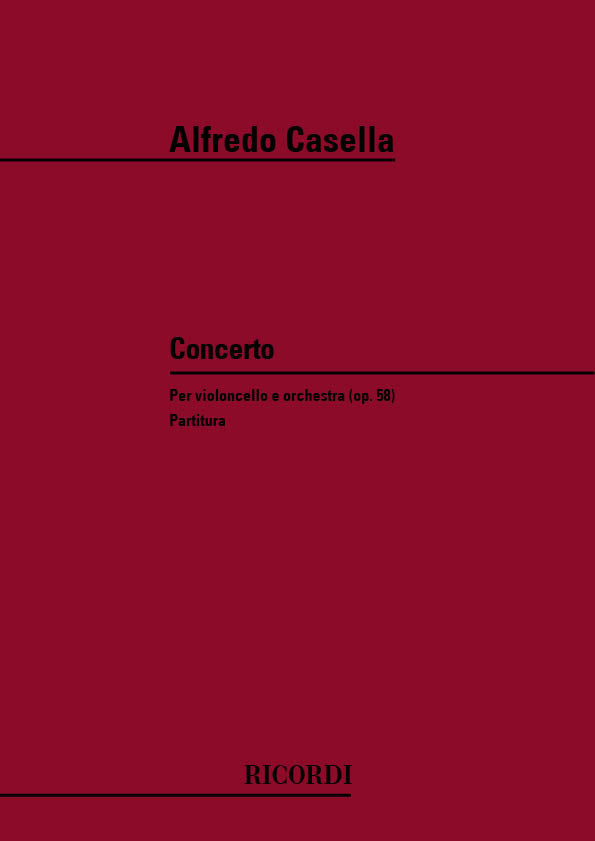 Alfredo Casella:Concerto Op. 58