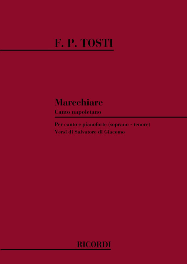 Francesco Paolo Tosti:Marechiare (Soprano - Tenore)