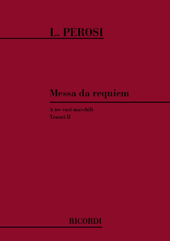 Lorenzo Perosi:Messa Da Requiem
