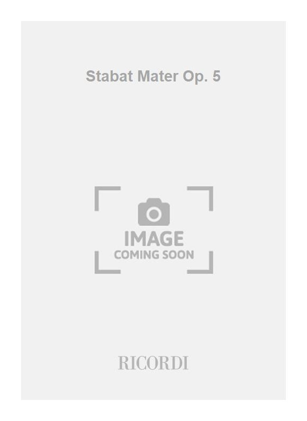 Flavio Testi:Stabat Mater Op. 5