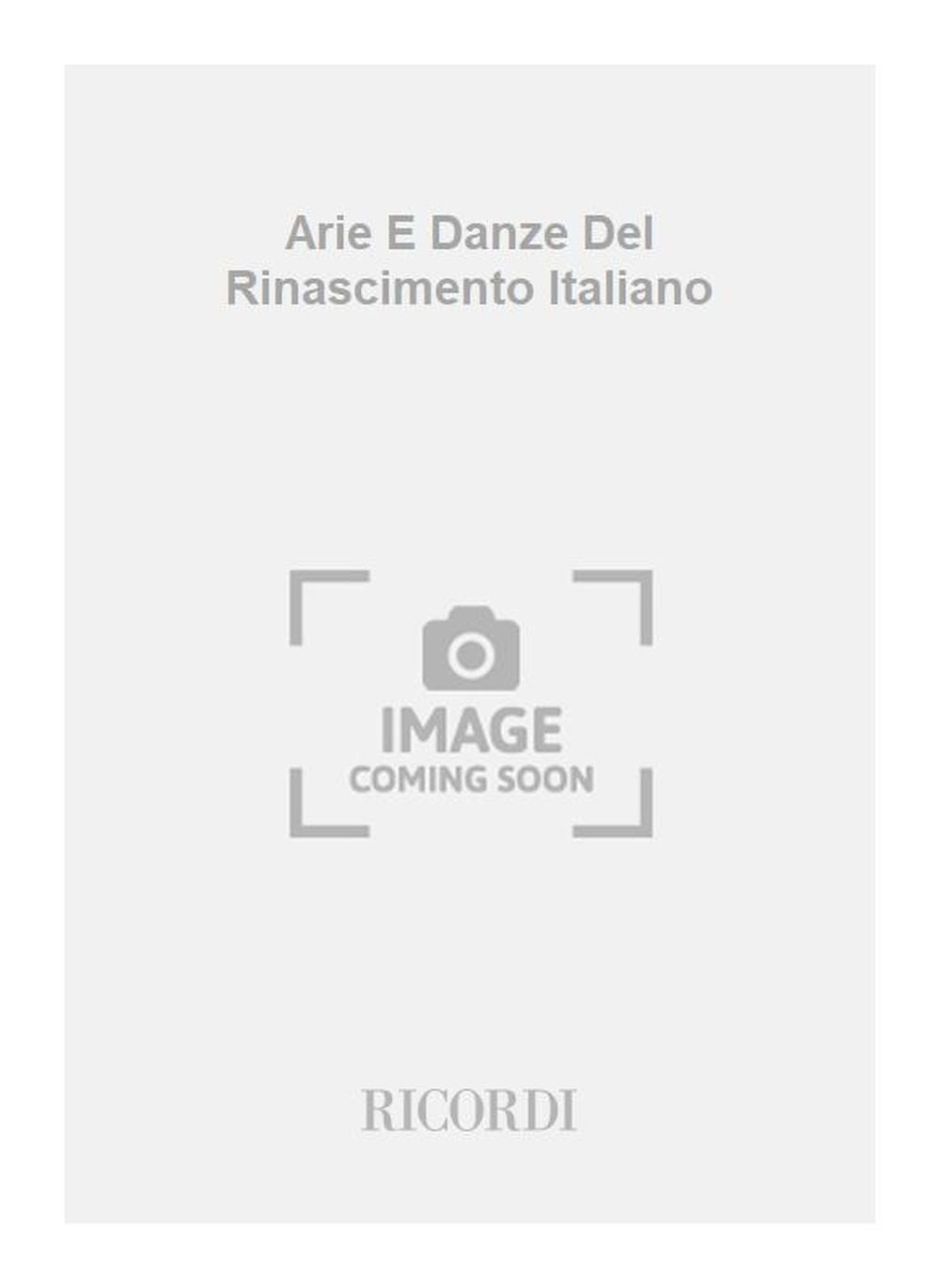 イタリア・ルネサンスのアリアと舞曲