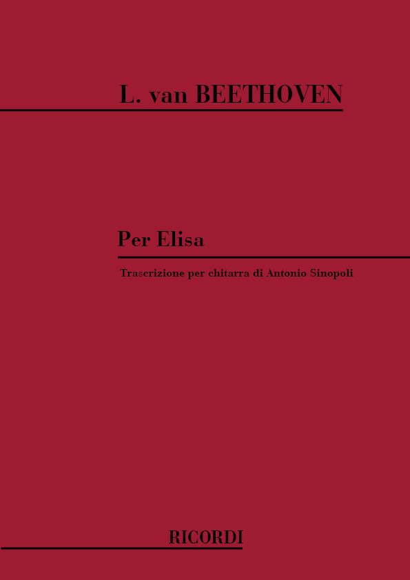 Ludwig van Beethoven:Per Elisa