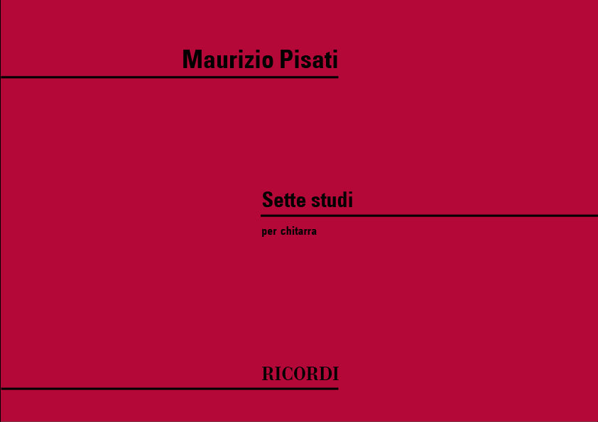 Maurizio Pisati:7 Studi