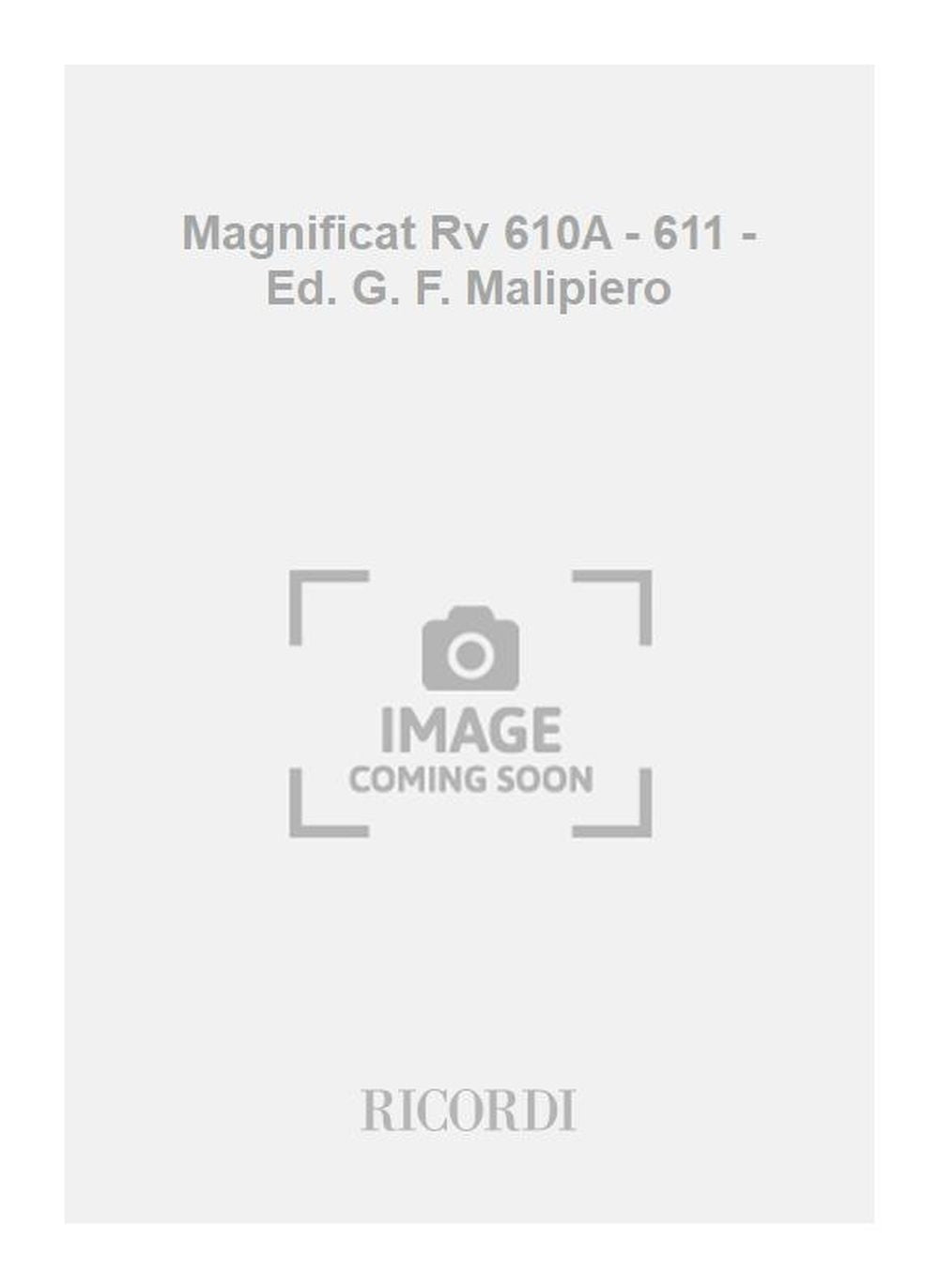 Antonio Vivaldi:Magnificat Rv 610A - 611 - Ed. G. F. Malipiero